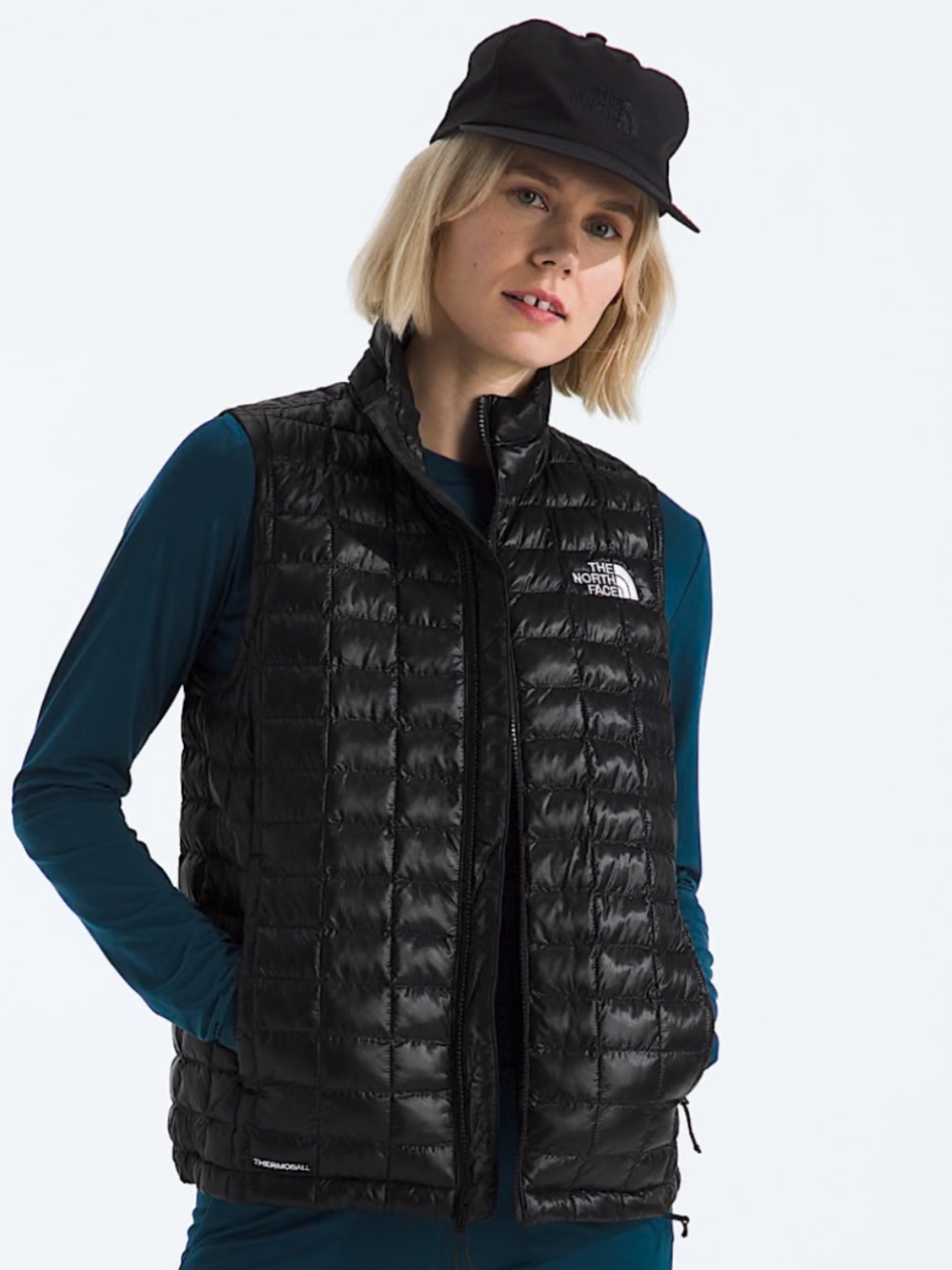 The North Face Women's Thermoball Vest In Black
